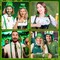 36 PCS St. Patrick's Day Enamel Pins Irish Shamrock Lapel Brooch Pins Green Clover Coins Horseshoe Badges Buttons for Clothes Bags Backpack Jewelry Hat Jacket Decoration